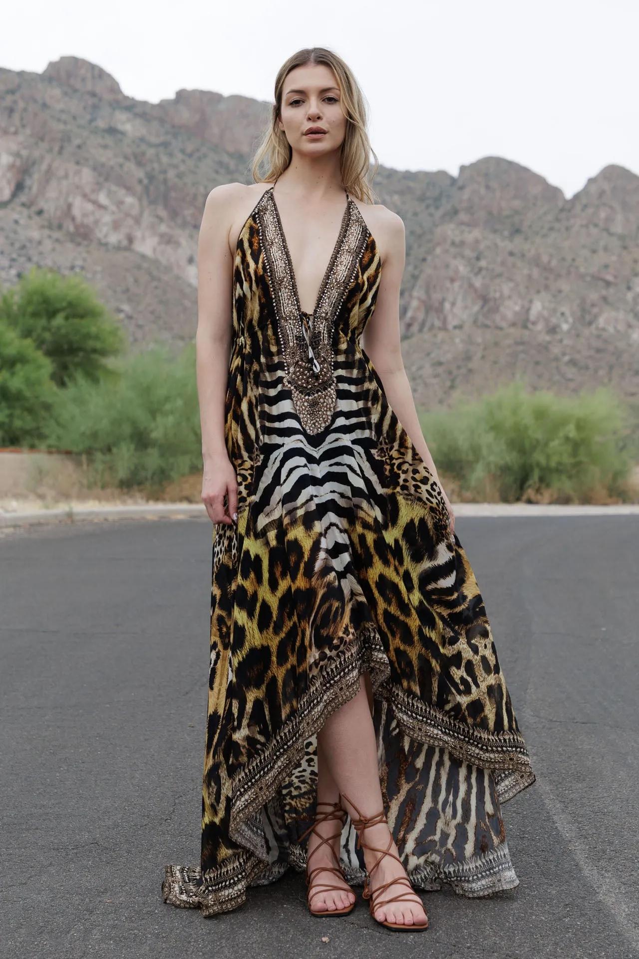 Animal Print Multiway Dress