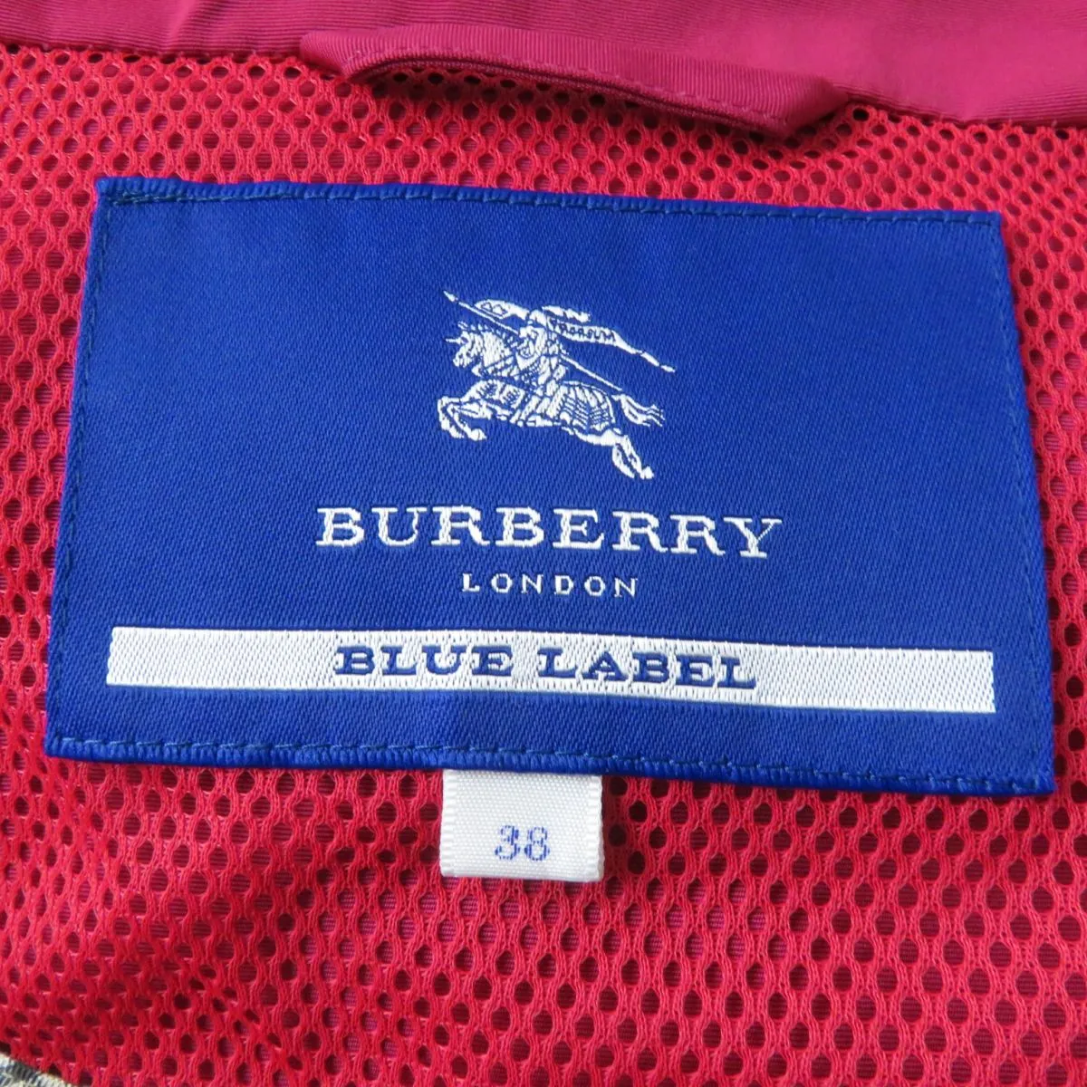 Burberry Blue Label Zip Up A-Line Coat