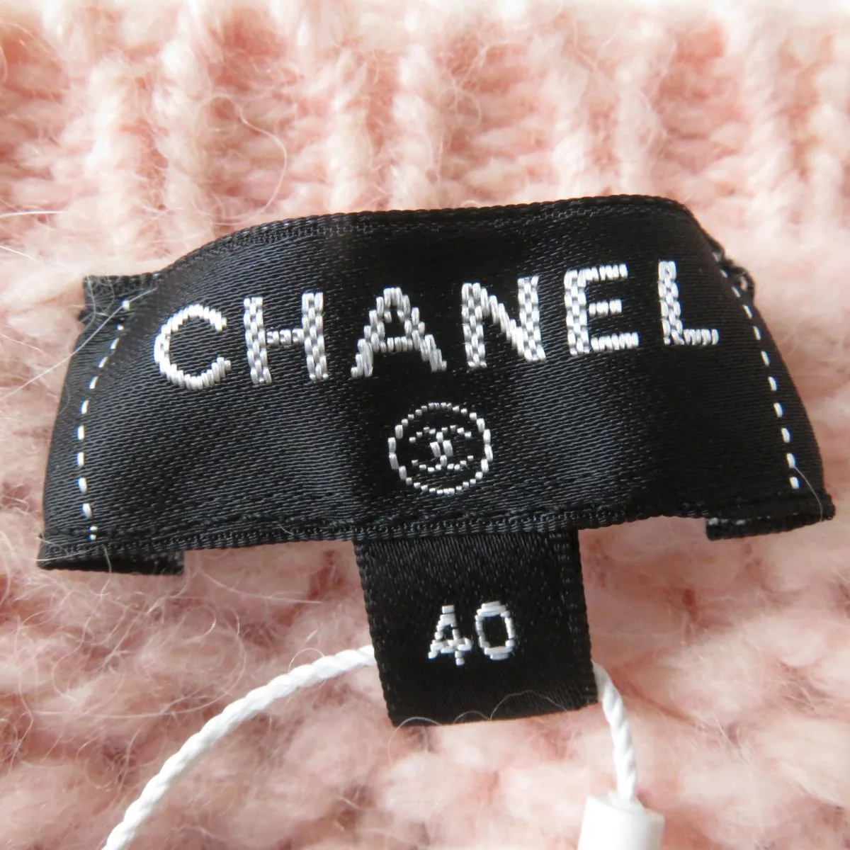 Chanel Alpaca Blend Sweater with Cape, Light Pink