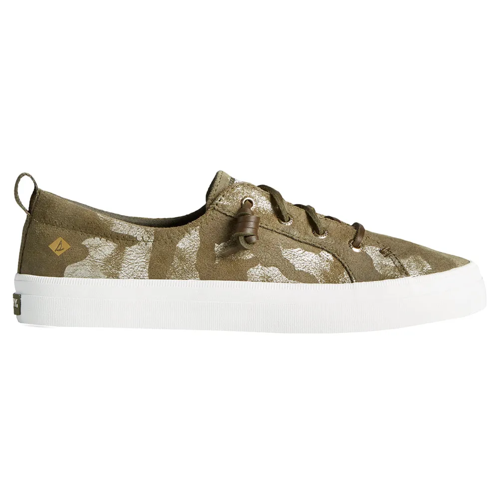 Crest Vibe Metallic Camo Lace Up Sneaker