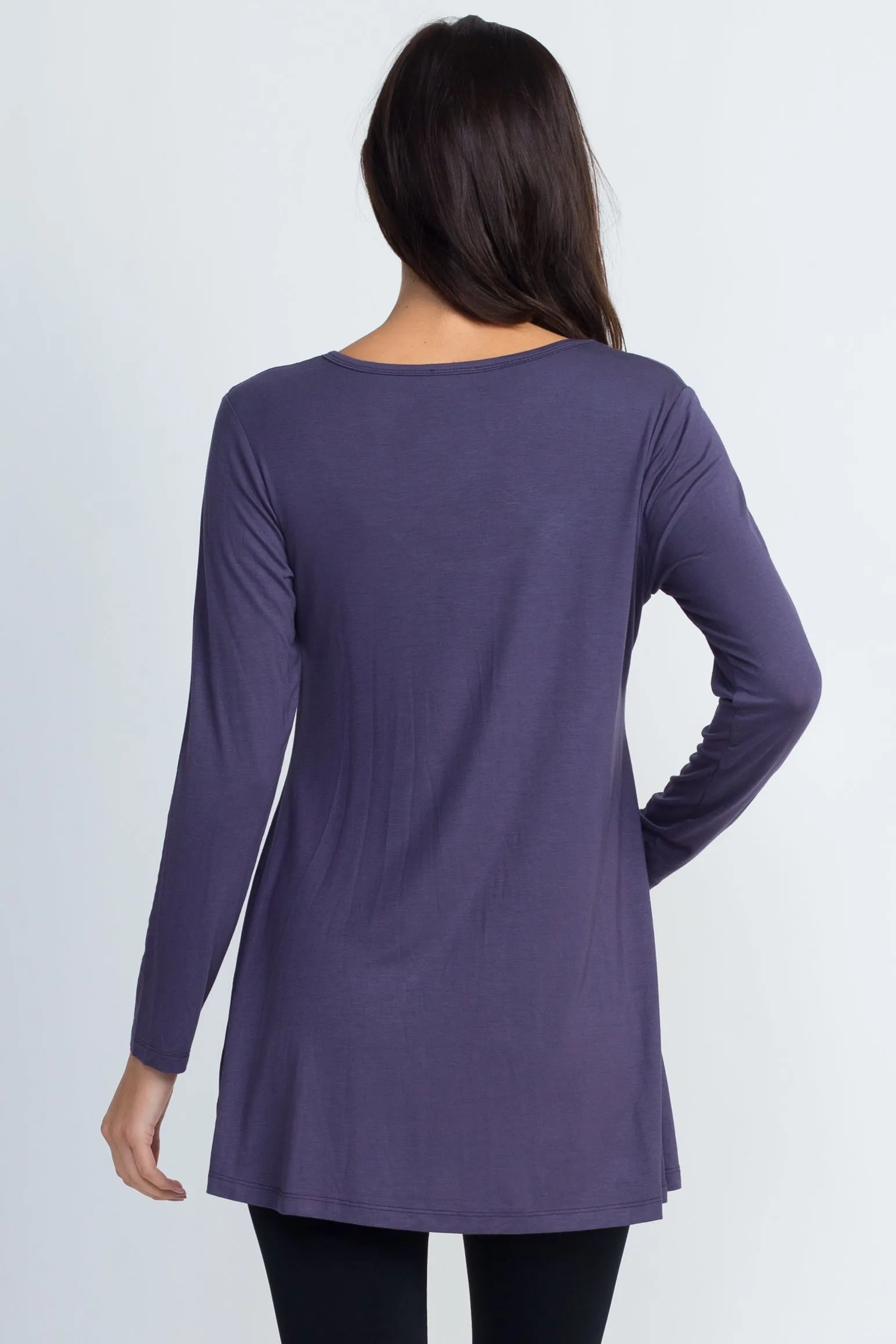 Criss Cross Strappy Neck Tunic Top