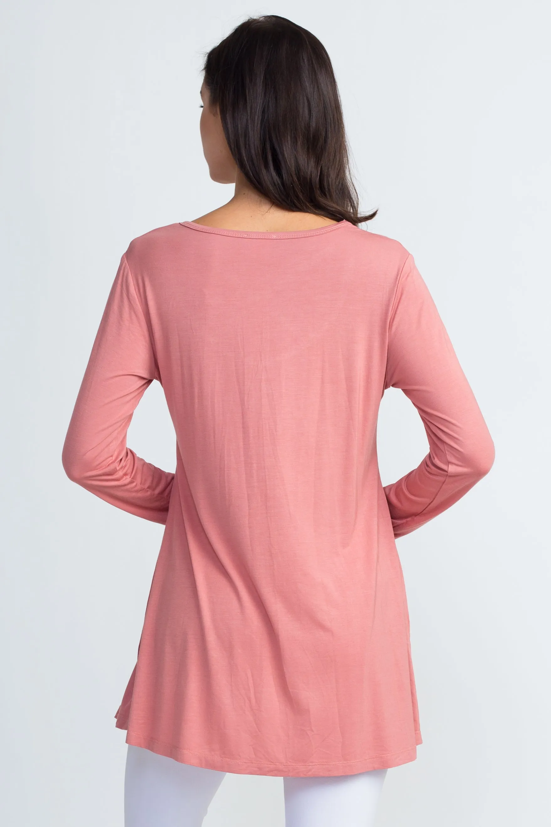 Criss Cross Strappy Neck Tunic Top