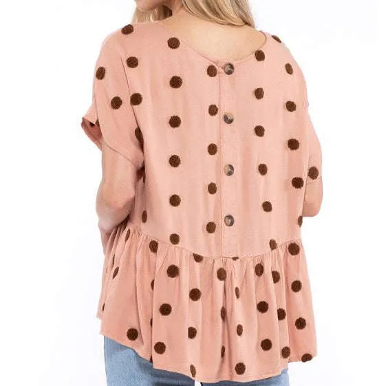 Flowy Dot Blouse