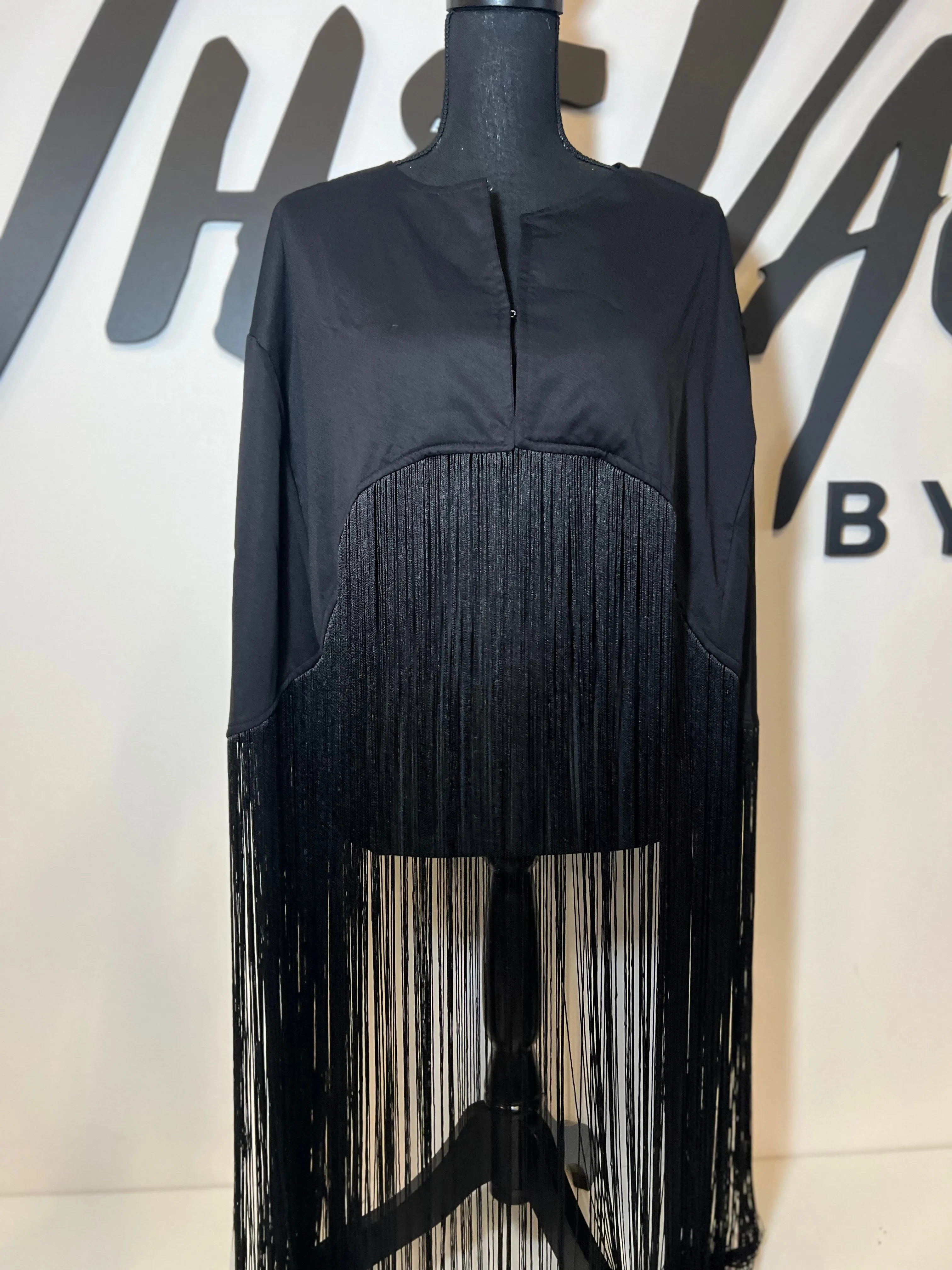 Fringe Cape | SIZE XL | FINAL SALE