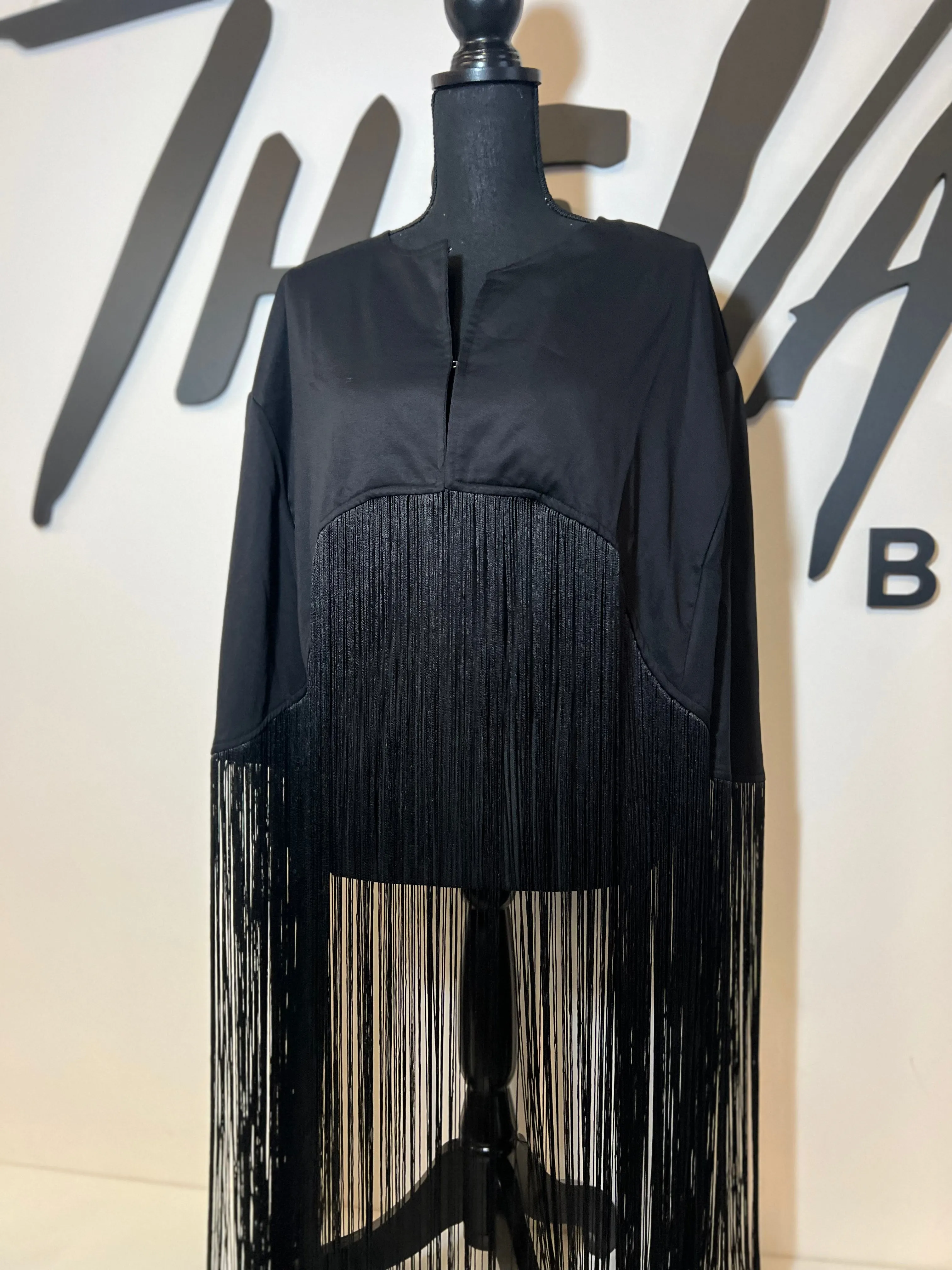 Fringe Cape | SIZE XL | FINAL SALE