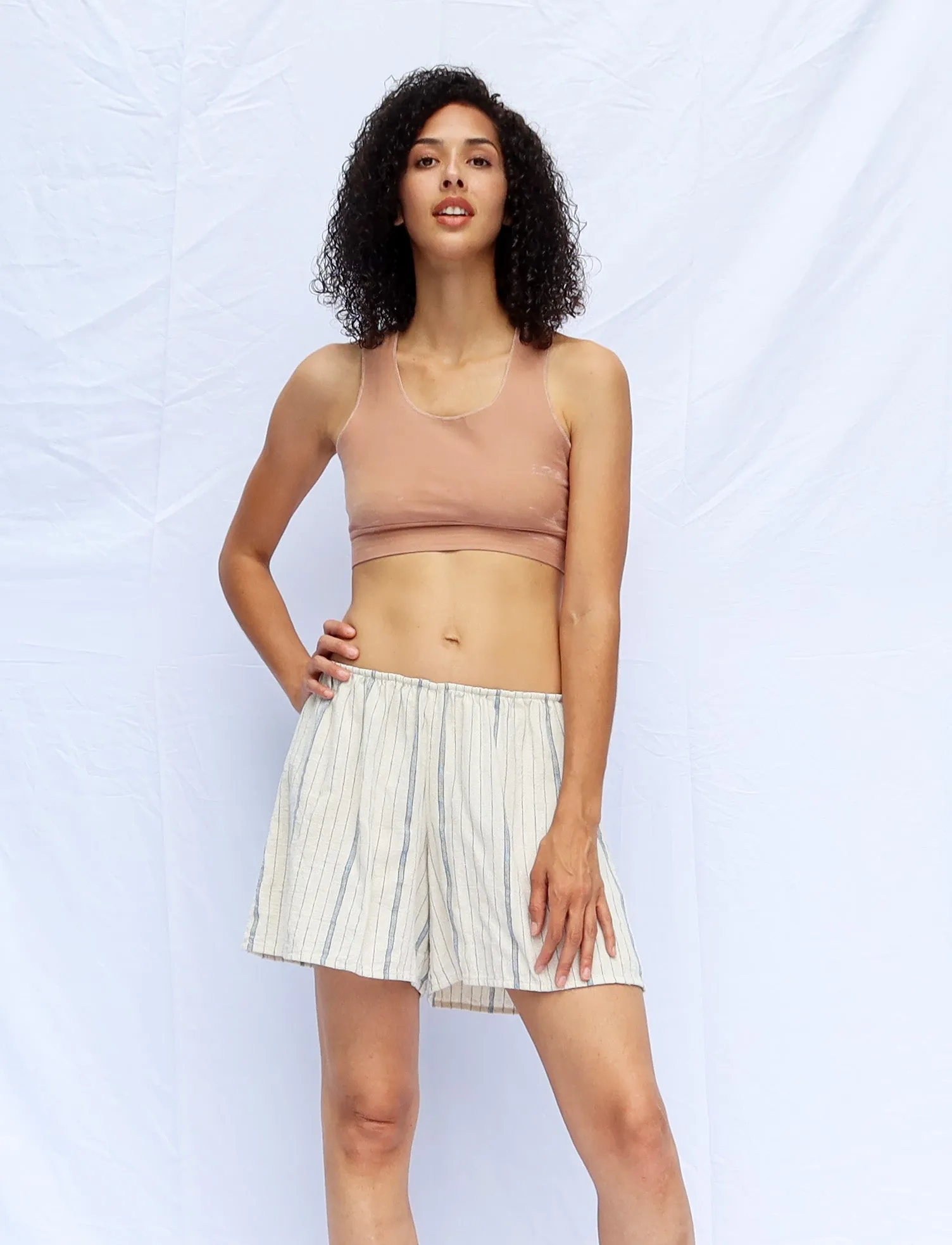 Handwoven - Everyday Low Rise Palazzo Shorts