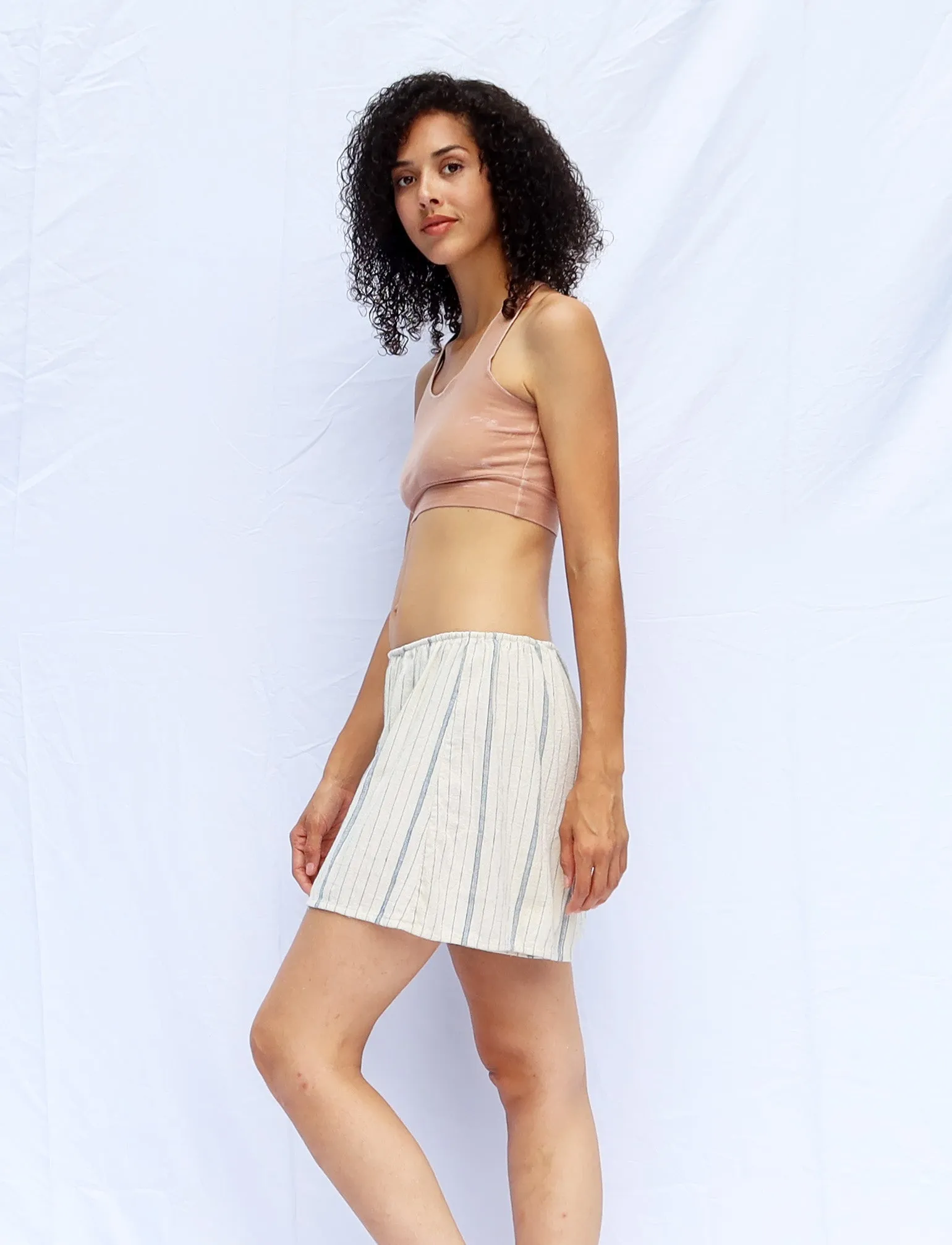 Handwoven - Everyday Low Rise Palazzo Shorts