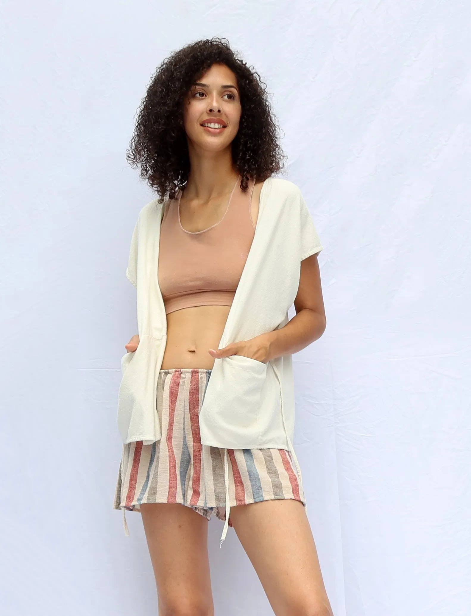 Handwoven - Everyday Low Rise Palazzo Shorty Shorts