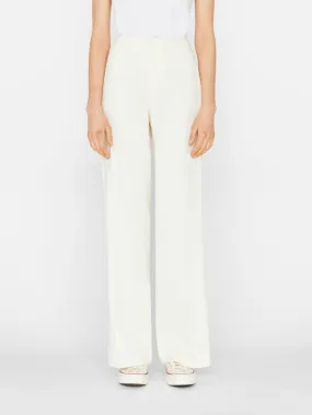 High Rise Wide Leg Trouser -- Off White