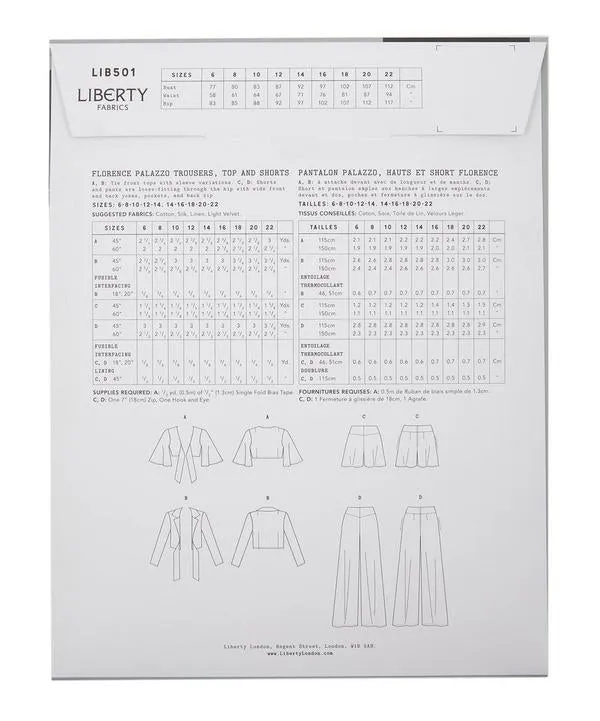 Liberty Florence Palazzo Suit