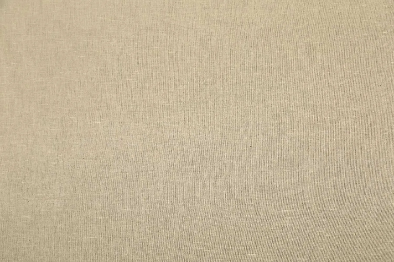 Light Cream Plain 2/40X20  Cotton Linen Kora  Fabric