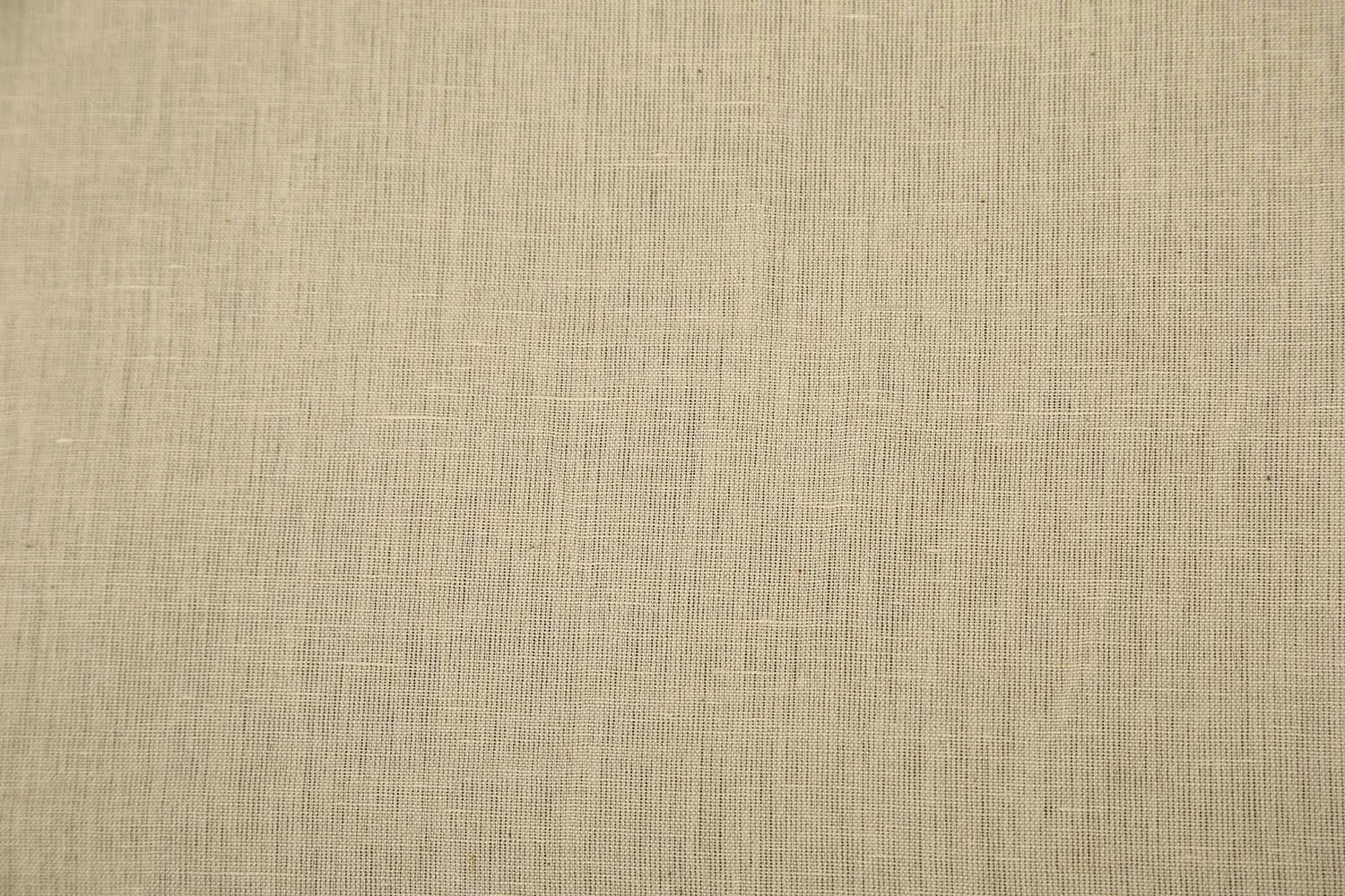 Light Cream Plain 2/40X20  Cotton Linen Kora  Fabric