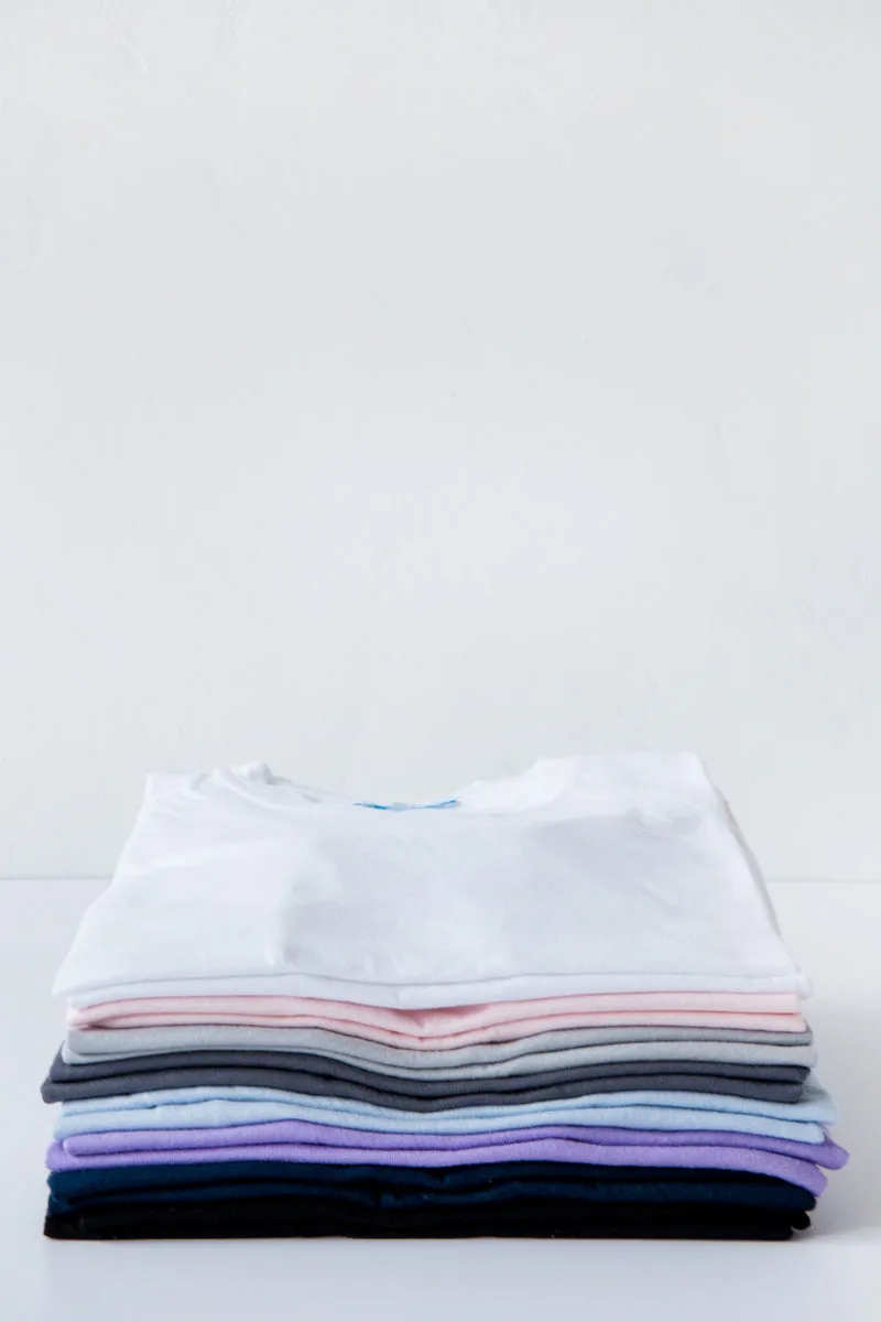 lost & found navy linen sleeveless tee