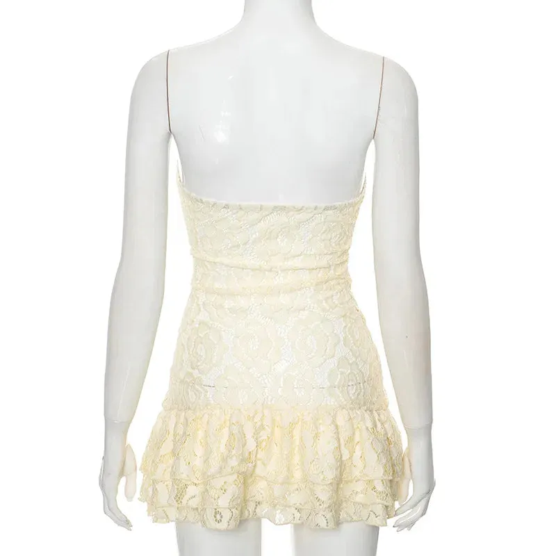 No Exception Lace Mini Dress