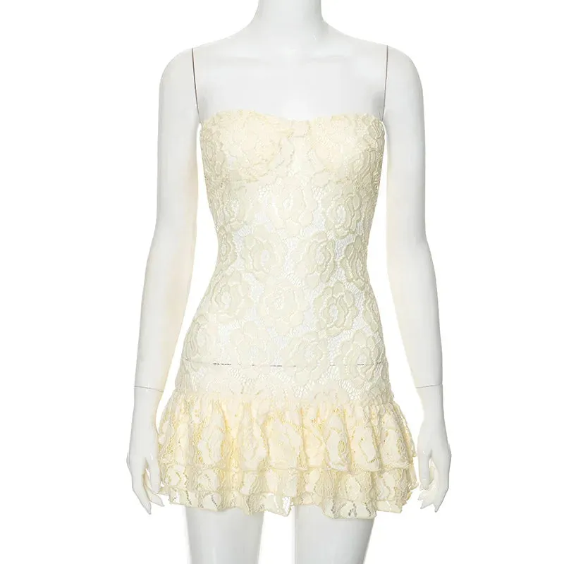 No Exception Lace Mini Dress