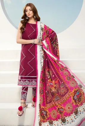 Noor by Saadia Asad Winter Collection 2019 – D9-Fuchsia