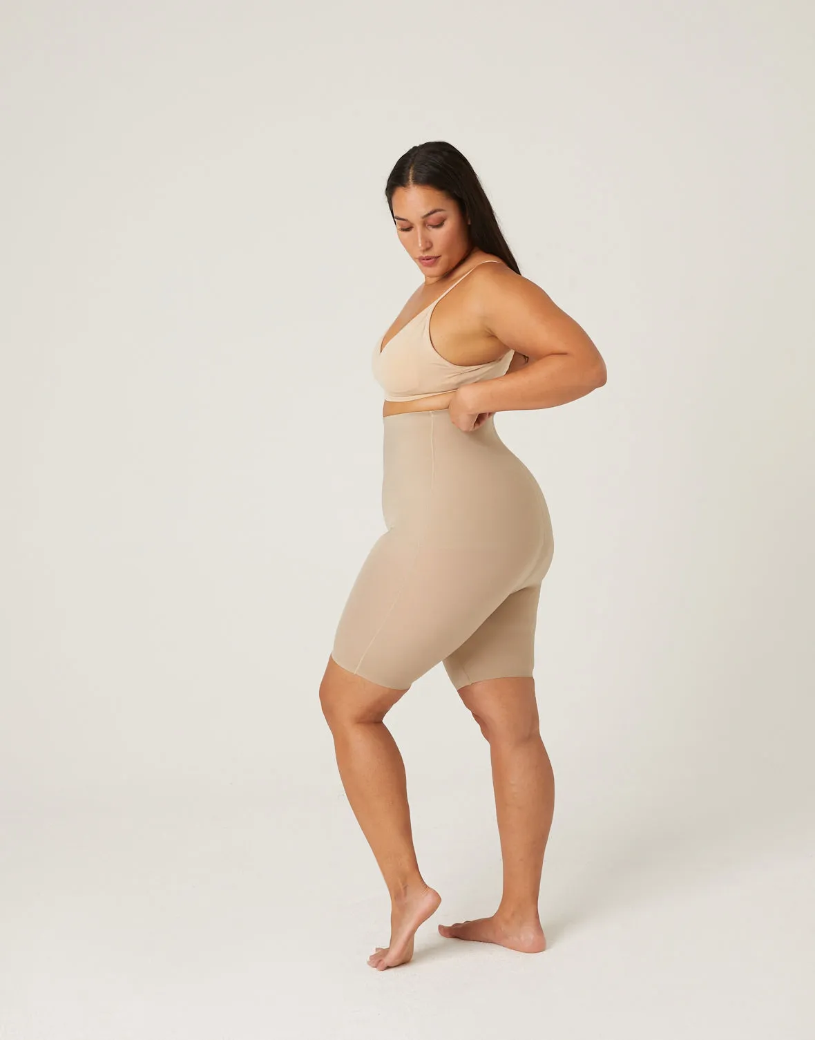 Plus Size High Waisted Shapewear Shorts