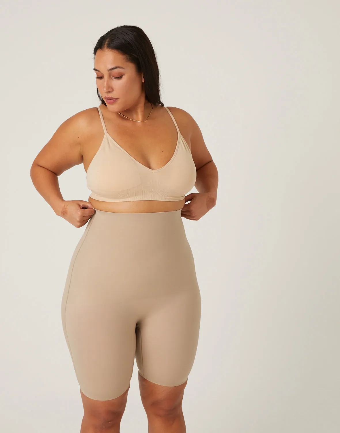 Plus Size High Waisted Shapewear Shorts