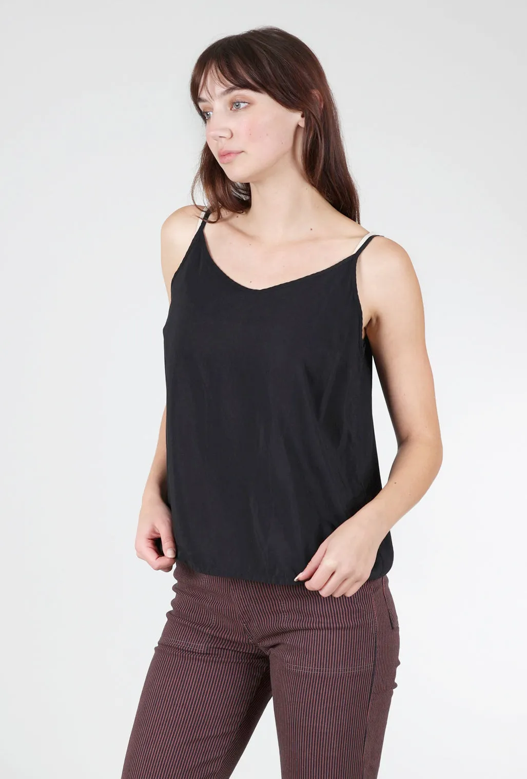 Silk Camisole, Black