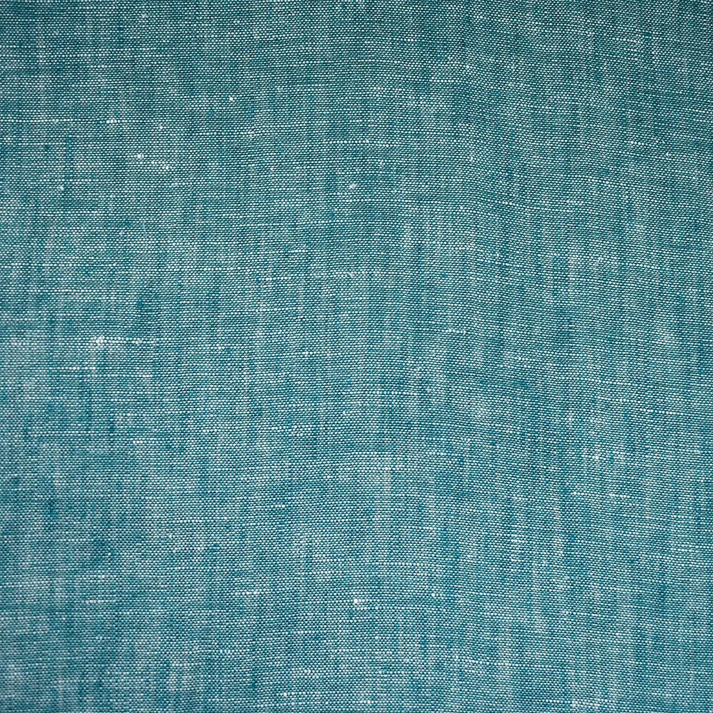 Soft Washed Yarn Dye Linen Teal