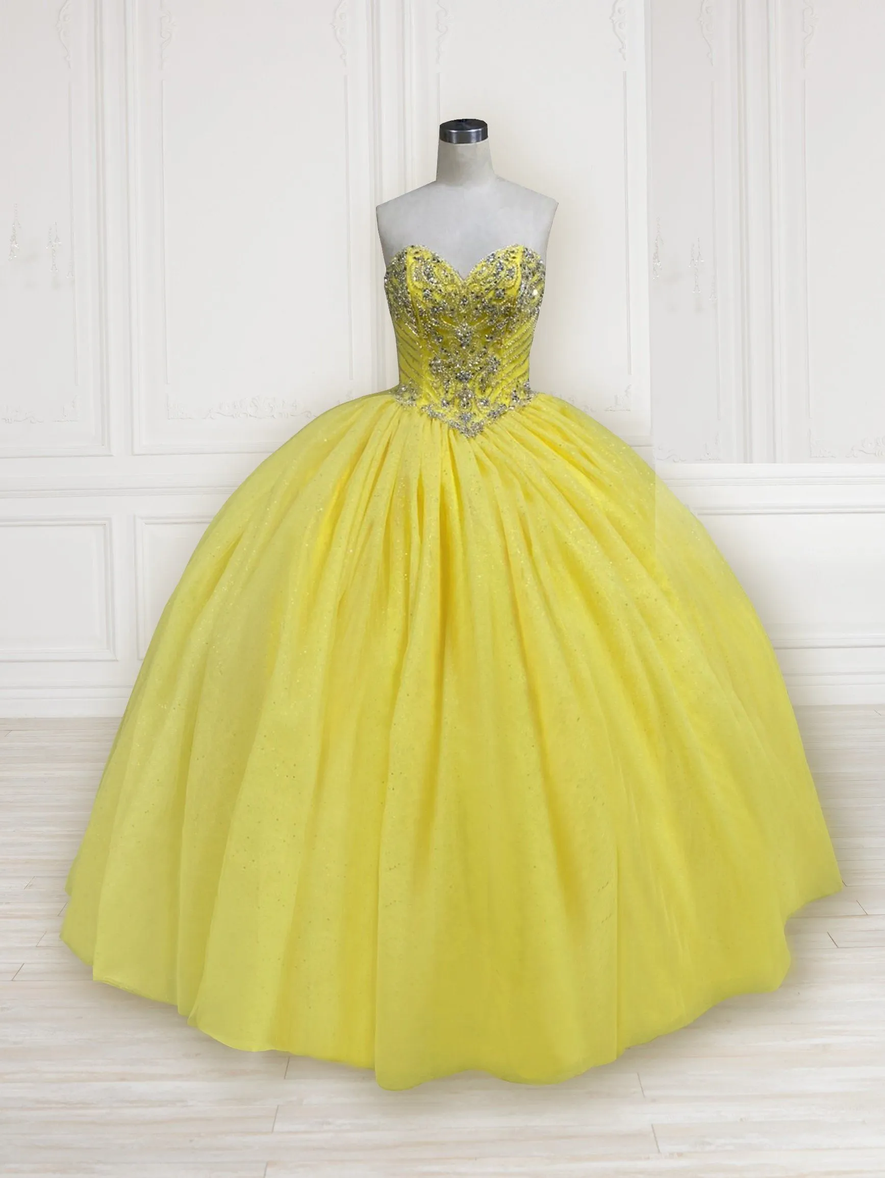 Strapless Quinceanera Dress by Fiesta Gowns 56415 (Size 18 - 22)