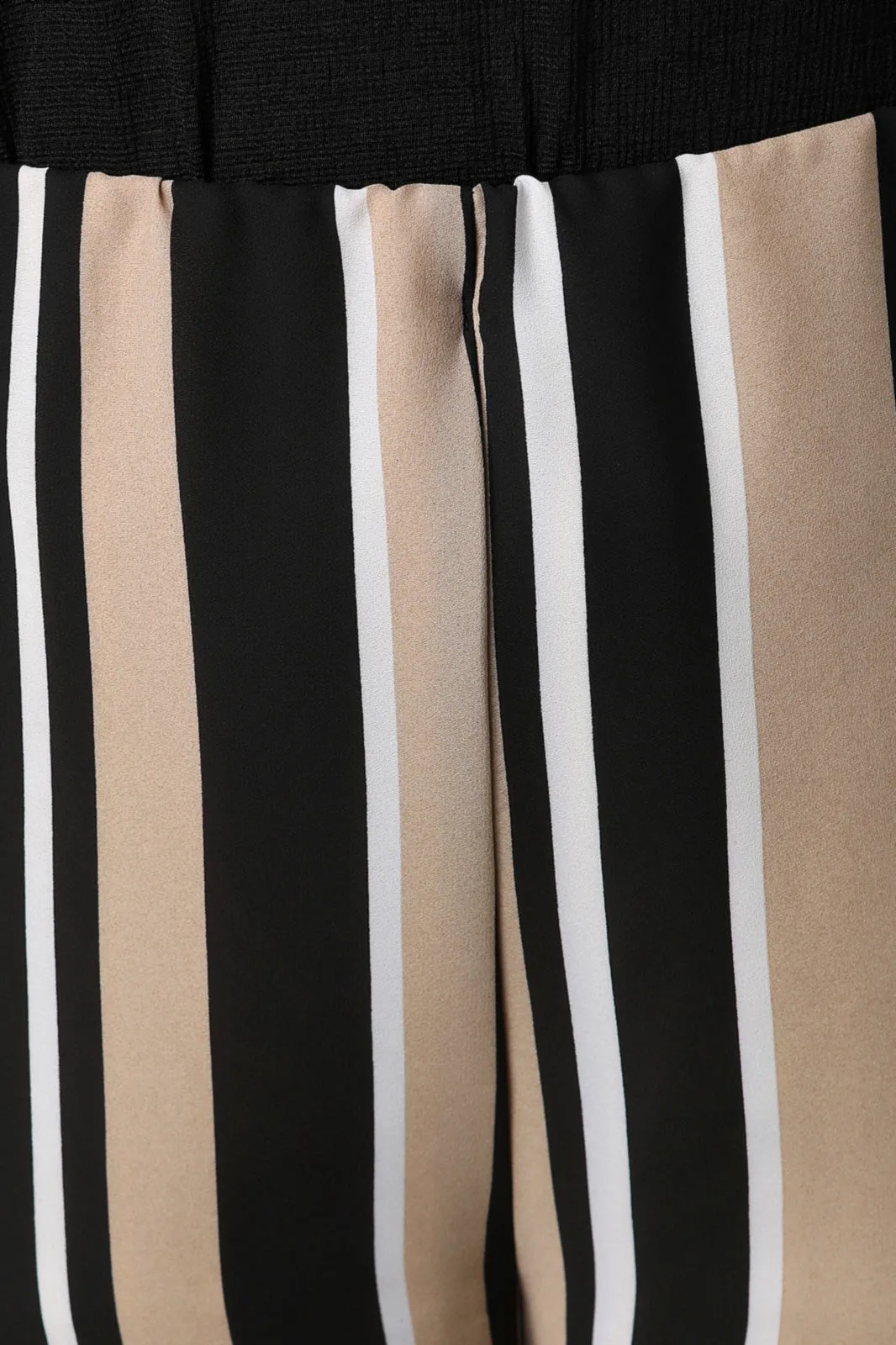 Striped High Rise Palazzo Pants