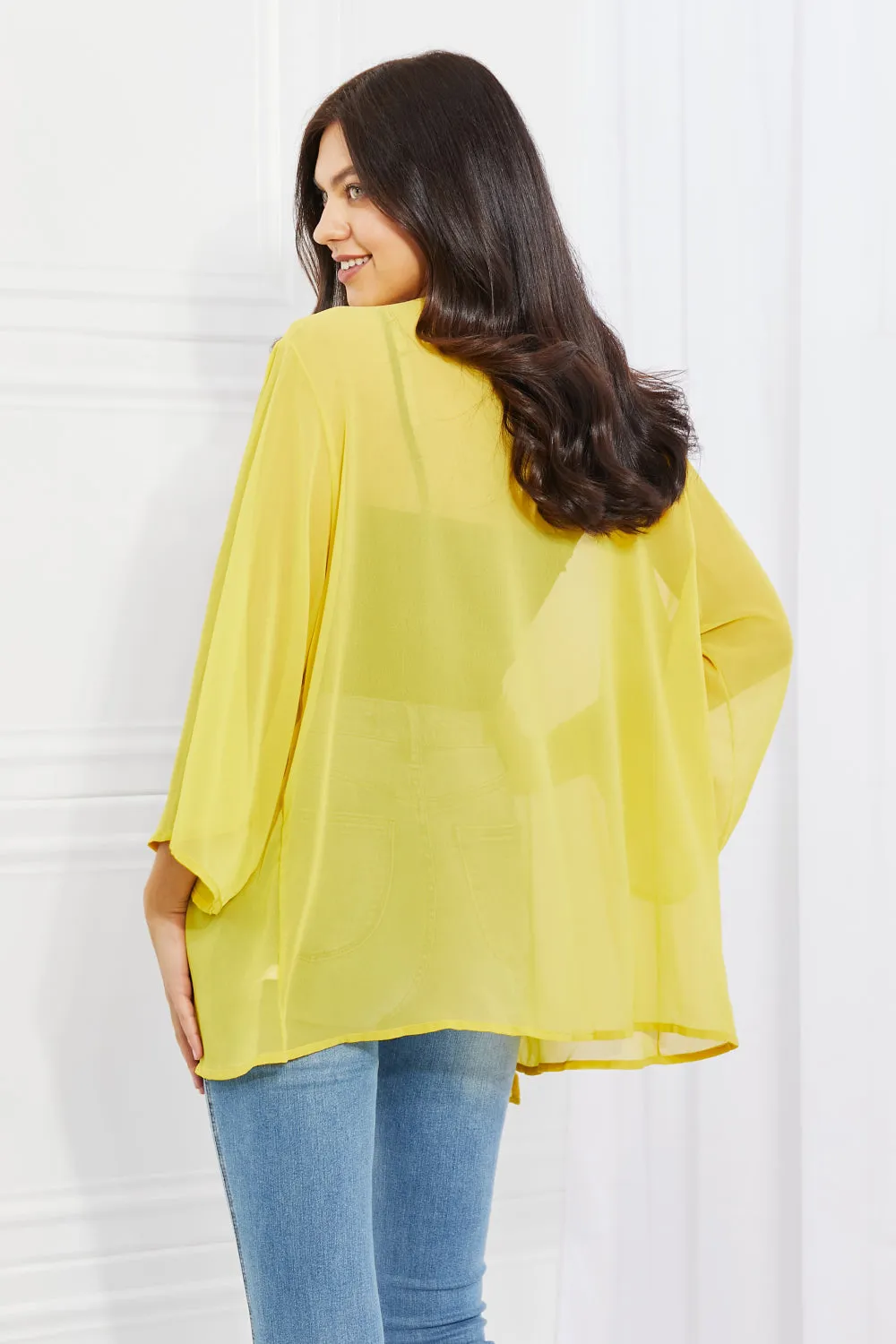 Sunny Days Kimono in Yellow