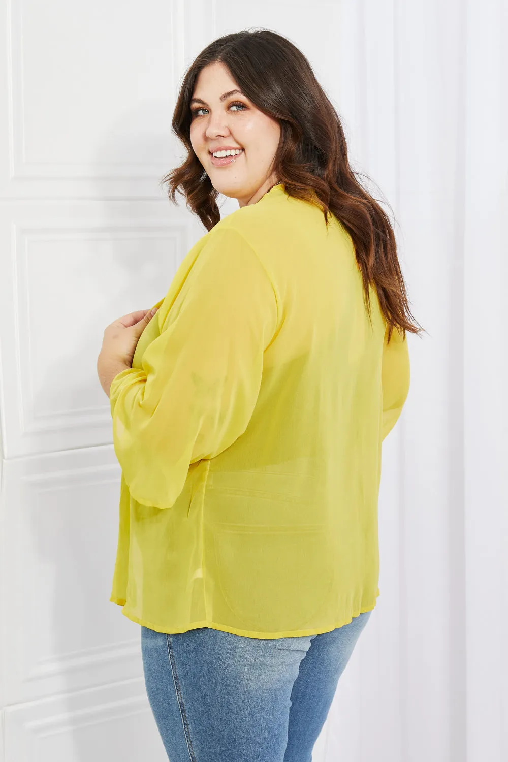 Sunny Days Kimono in Yellow