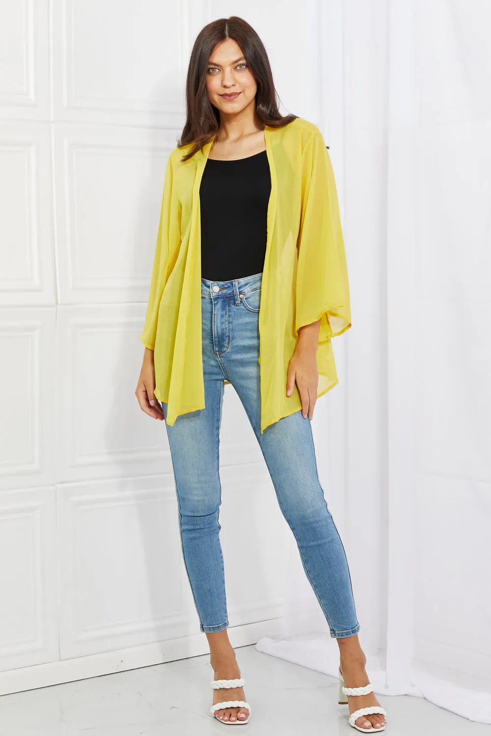 Sunny Days Kimono in Yellow