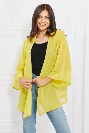 Sunny Days Kimono in Yellow