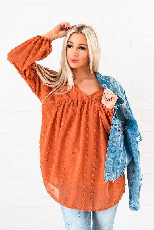 The Dottie Top: Rust