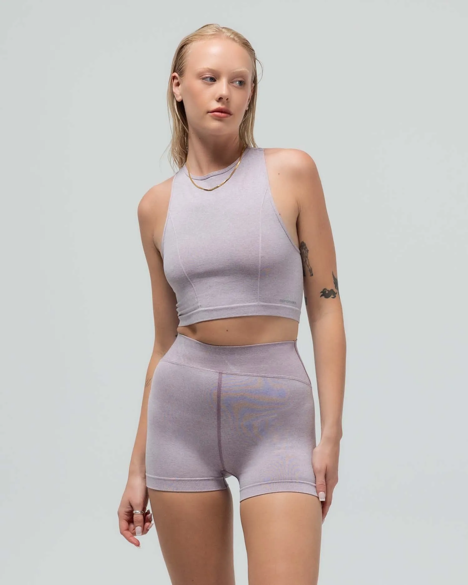 THE HEATHER HIGH-WAISTED SHORT