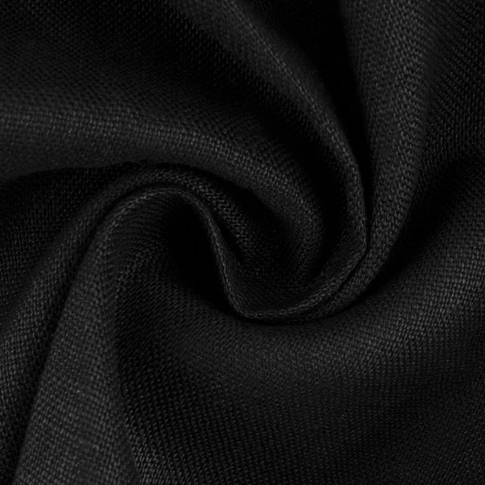 VIVALDI Linen OEKOTEX - Black