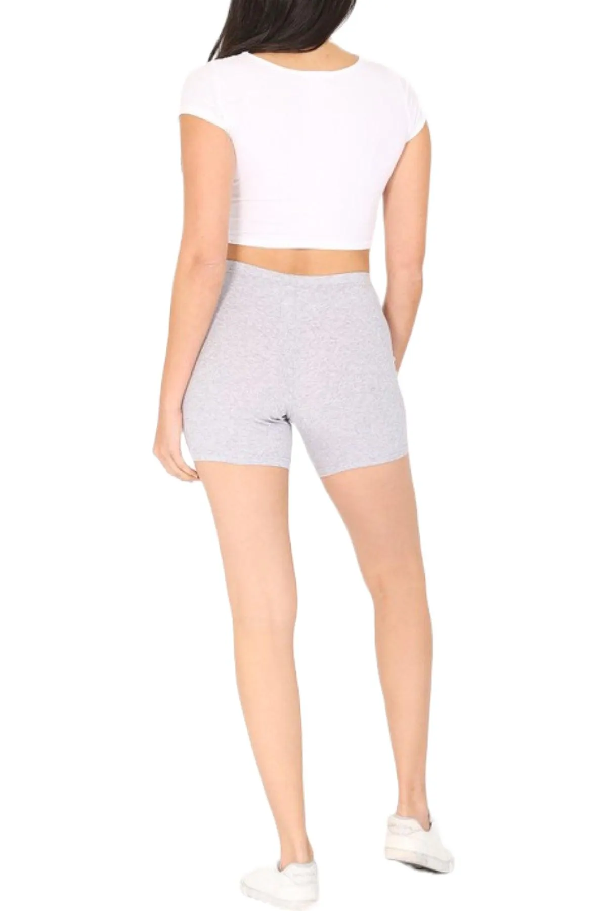 Women's Baby Ribbed Biker Shorts